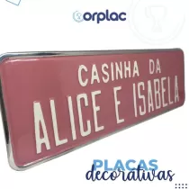 Placa decorativa