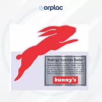 Placa de homenagem Bunnys