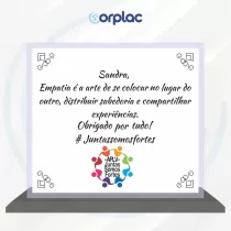 Placa de homenagem APLV