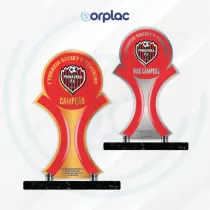 Troféu acrílico torneio