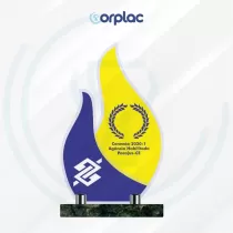 Troféu acrílico BB