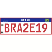 Placa Mercosul para veículos - REBOQUE